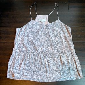 Loft dressy pink rayon tank